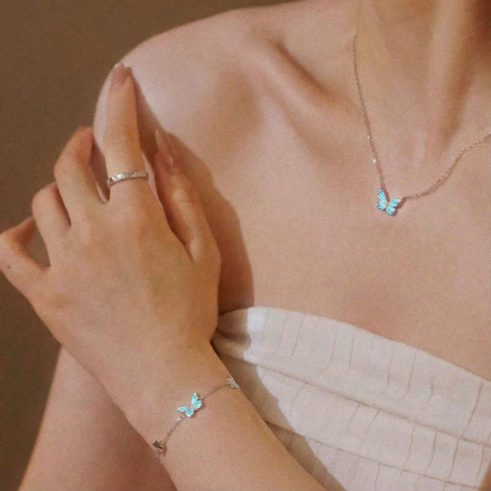 Butterfly Amband "Au Avoir"